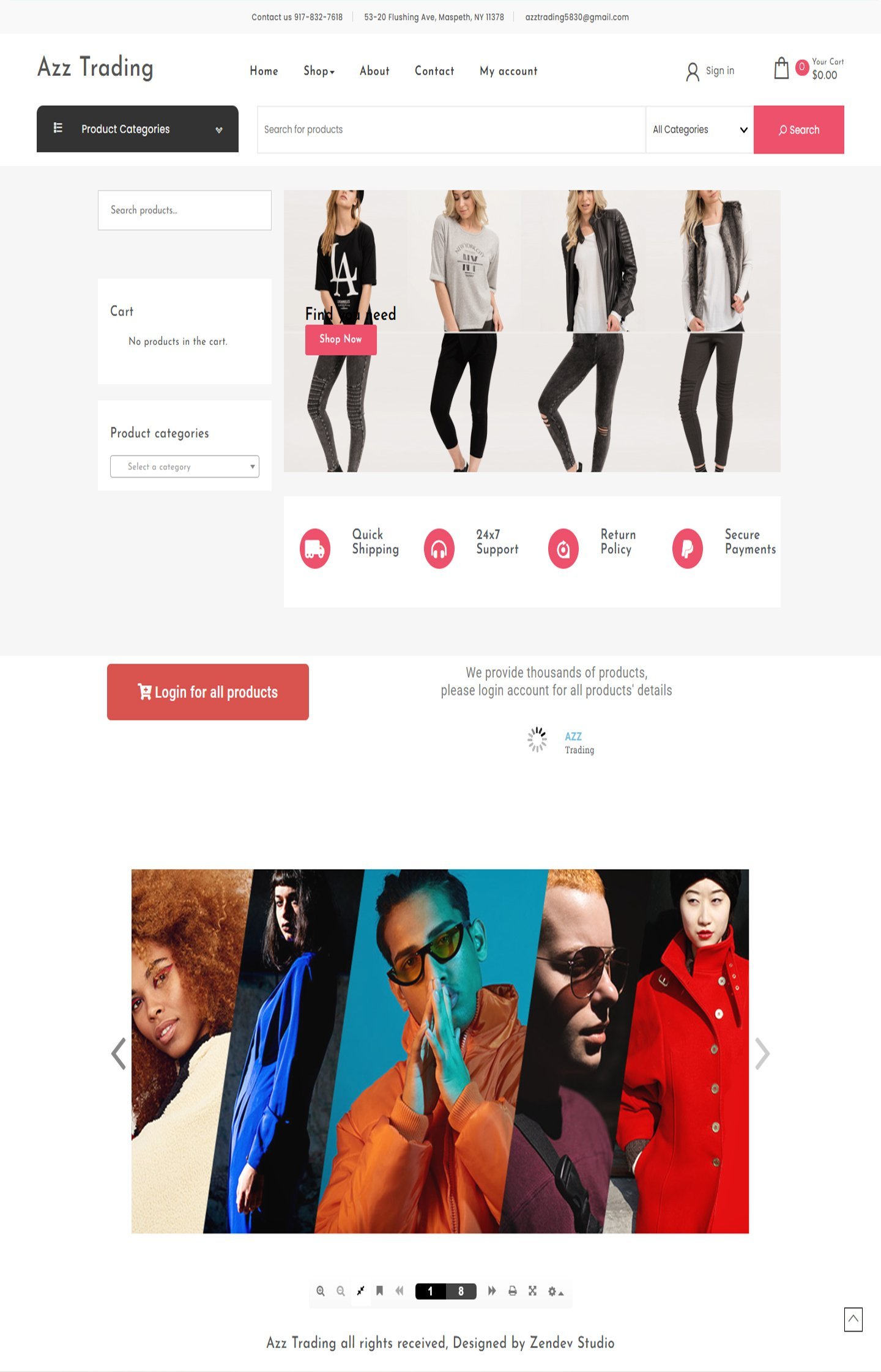 retail POS system and e-commerce platform — Zendev Studio