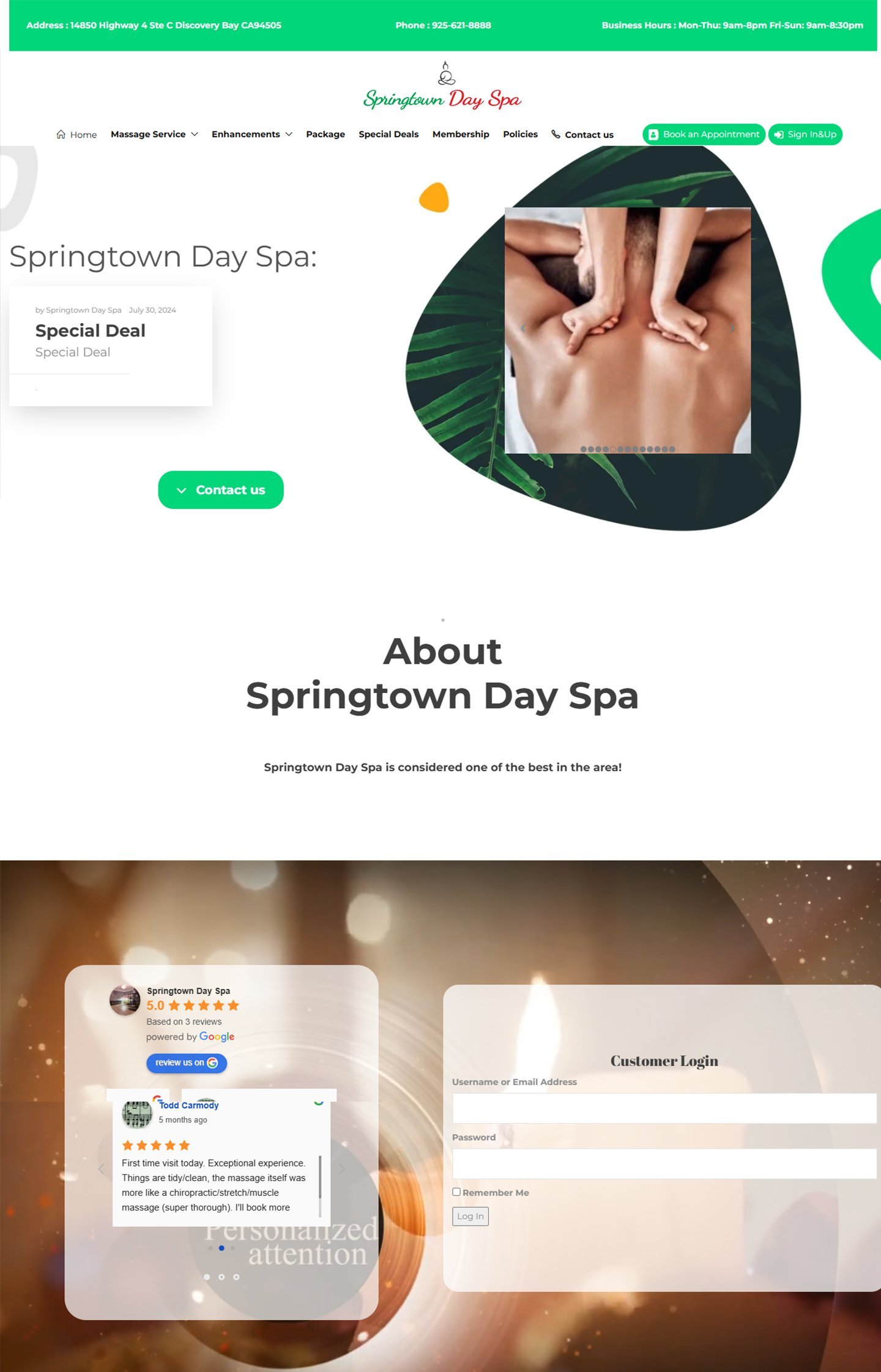 nail salon booking system and website — Zendev Studio